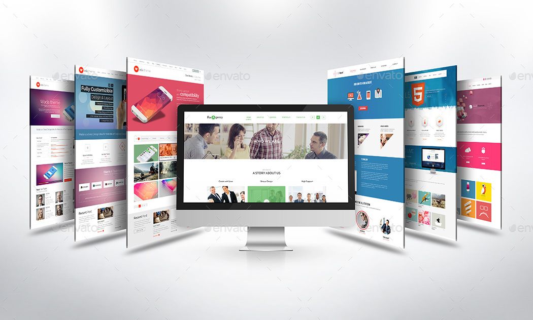 Static website design preview